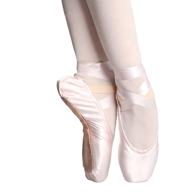 Lady Professional Satin Ballet Pointe Dance Shoes ballroom dance shoes