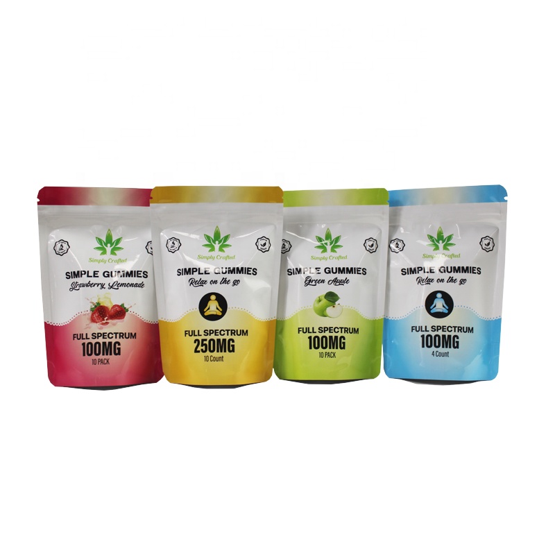 Оптовая продажа с фабрики gummies каннабурты пластиковые пакеты с логотипами