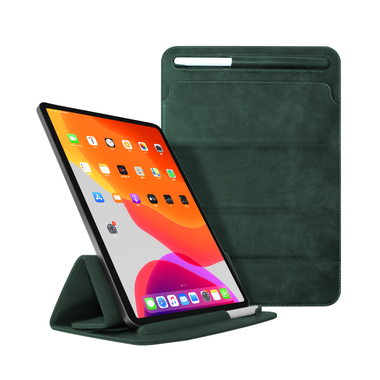 Кожаный чехол с поддоном для ручки для iPad 9,7 5/6th Generation Cover Auto Sleep Wake Up