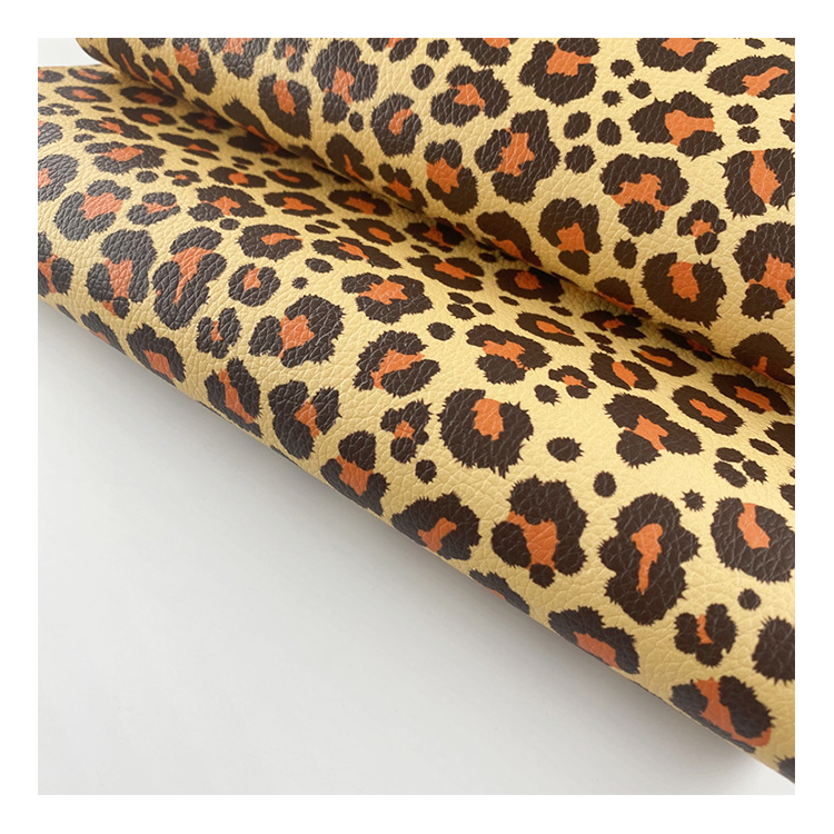 Best Seller Lychee Embossed Shiny PU Faux Leather Sheet Fabric For Bag Shoes