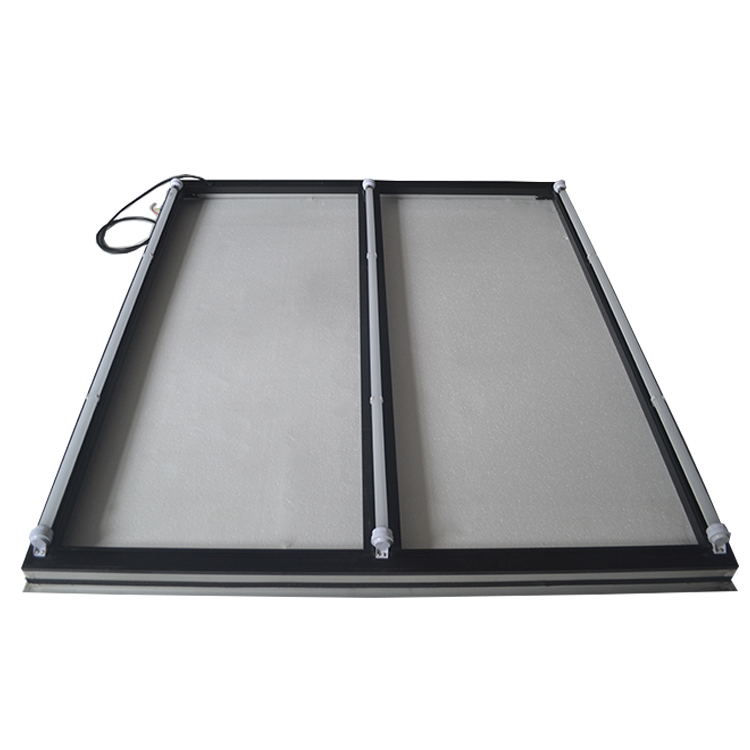 Newest glass door for upright freezer with light for commercial use OEM glass door size Customizable