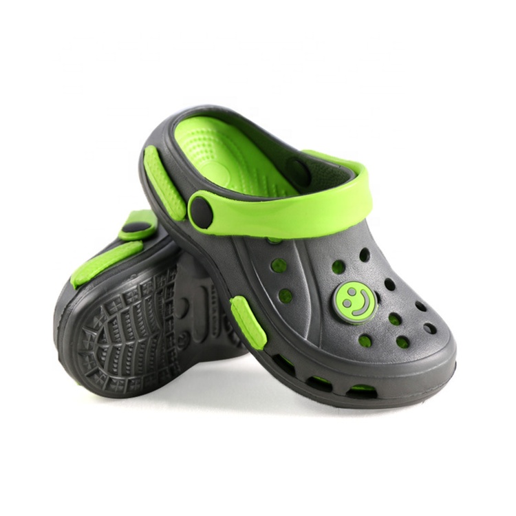 Summer new children's baby soft soles covered toe non-slip beach shoes clogs for students unisex boys and girls slippers