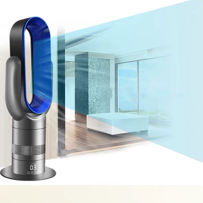 Great Oscillating mini air cooler fan PTC Ceramic heating Fan 220V Multifunctional Low noise Cooling and heating Bladeless fan