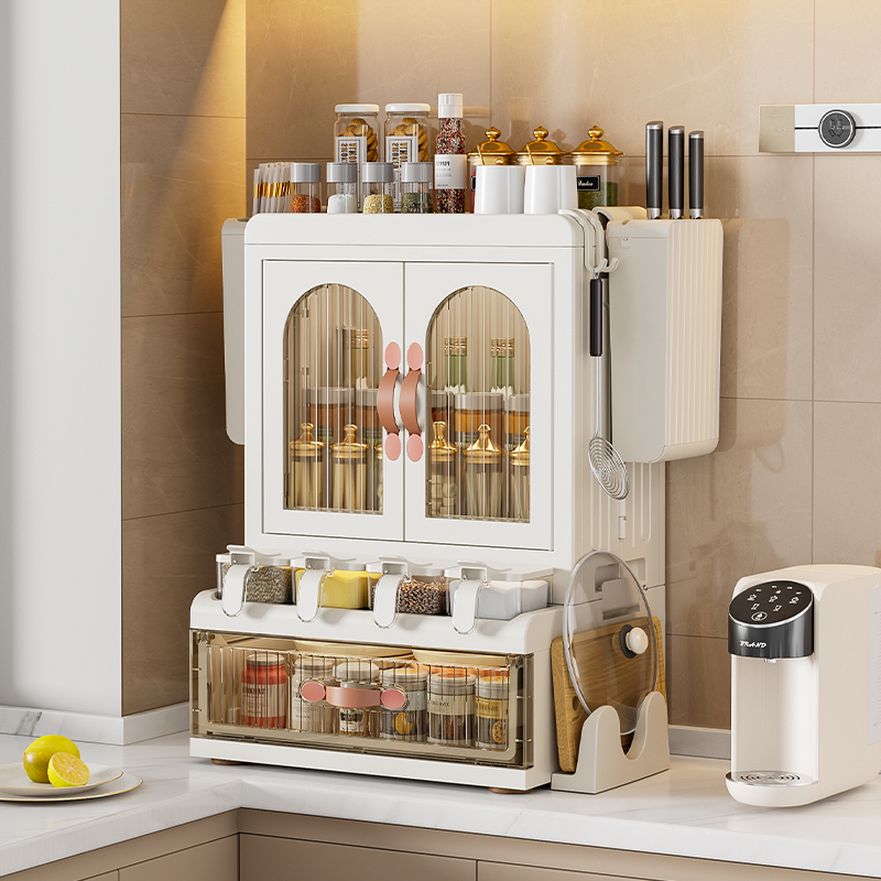 Wannuo Professional kitchen spice and seasoning storage cabinet Spice box with multiple Spaces for separate storage