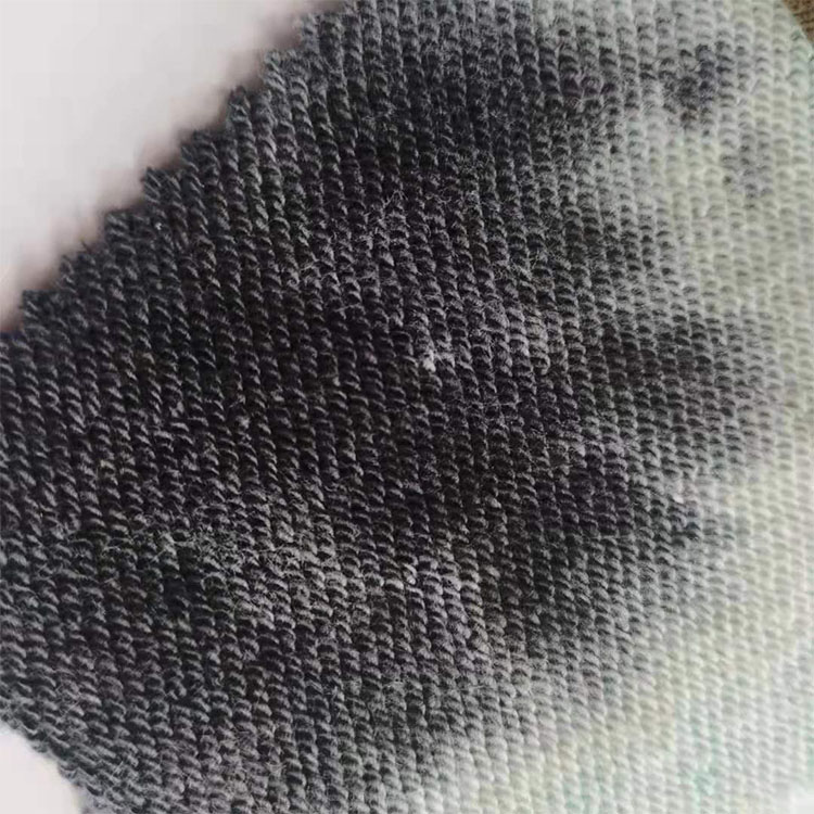 Cheap wholesale color rich flash hoodie tie-dye 92%cotton 8%spa knitting fabric for fleece