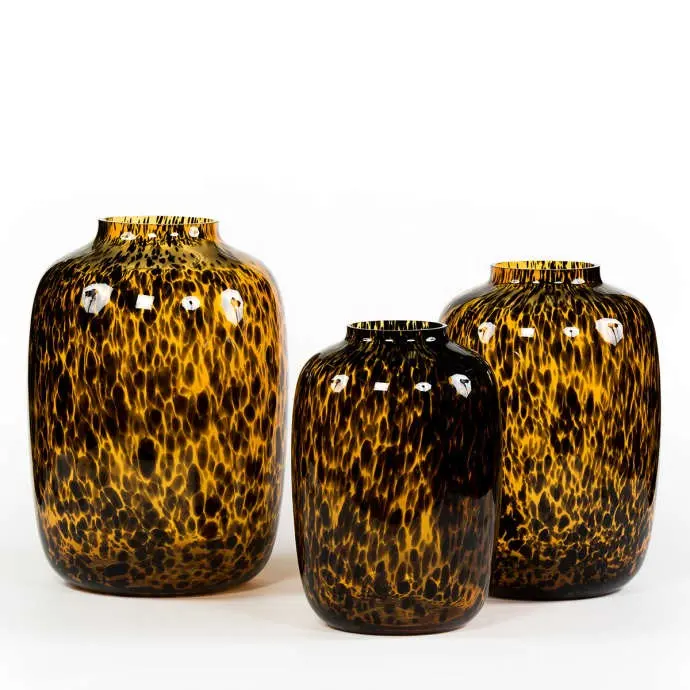 Leopard Spotted Glass Vase/Flower Glass Vase