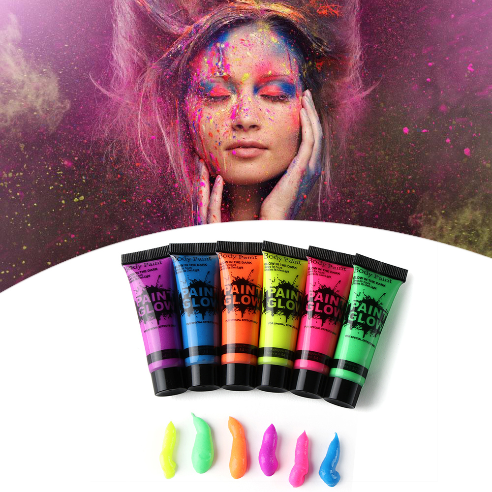 10ml 6 Colors Tube Packing High Quality Face Painting Fashion Colors