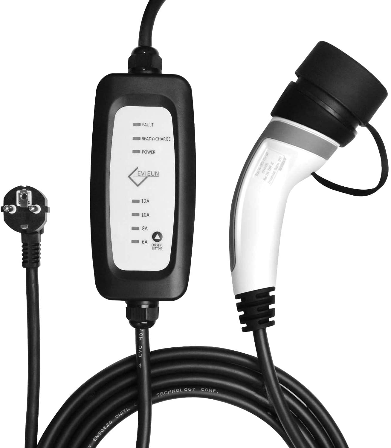 Type 2 Charging Cable EV Electric Vehicle Charger 3.5 kW Household Portable Ev Charger IEC 62752-2 Schuko Plug