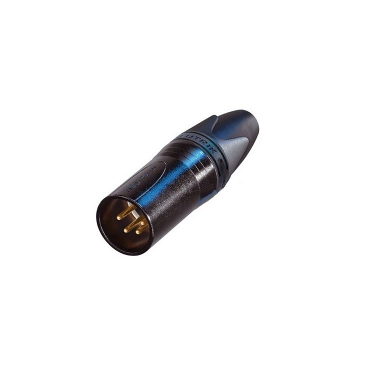 NEUTRIK 4-х ядерный NC4MXX-B Carnon головка 4-х ядерный XLR карнон штекер аудио и видео кабели для передачи данных и разъемы