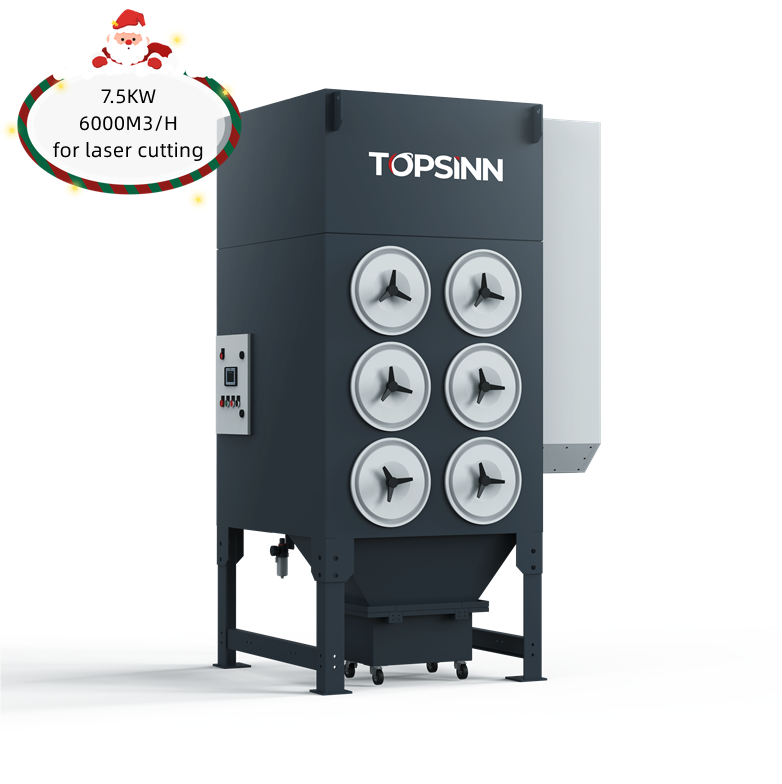 OEM индивидуальный лазерный пылесборник 7.5KW волоконная лазерная система сбора пыли