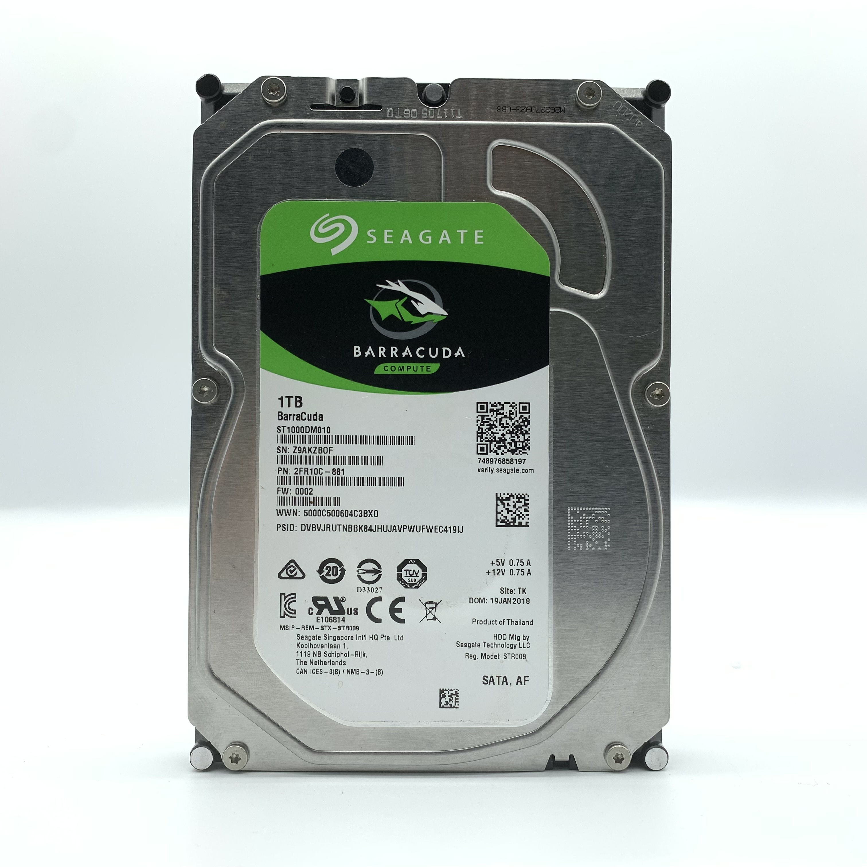 Новый оригинальный 1 ТБ жесткий диск ST1000DM010 3,5 "SATA 6 Гб/с 7200 об/мин 64 МБ кэш