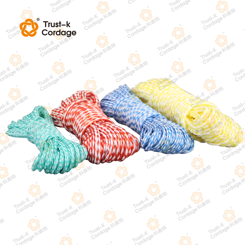 Ski Rope/ pe pp hollow braided ski rope , pe rope
