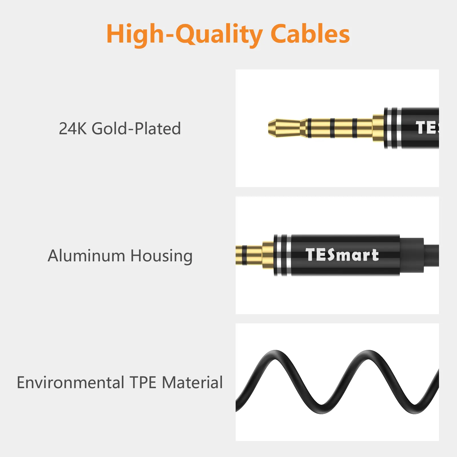 Premium Headset Adapter 3.5mm Male To 2 Female Audio Stereo Headset Y Splitter Cable Mic Audio Cable