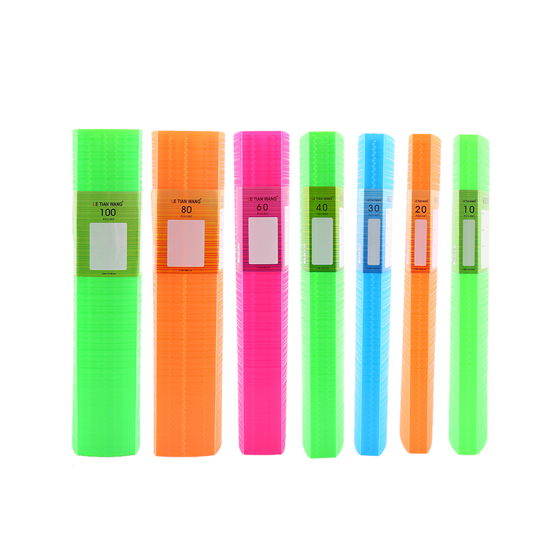 office supplies 10 pockets to 100 pockets waterproof file folders low price presentation bag pp file organizers plastic folder