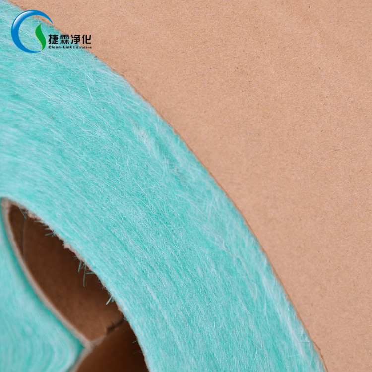 Filtro de parada de pintura de cabina de pintura de piso de fibra де стекла-Верде prefiltro de venta caliente