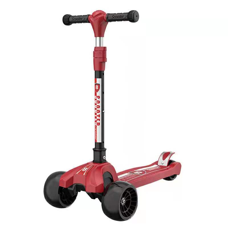 Wholesale Hot Sell Folding Adjustable Height 3 Wheels Scooter For Kid Kick Toddler Children Scooter