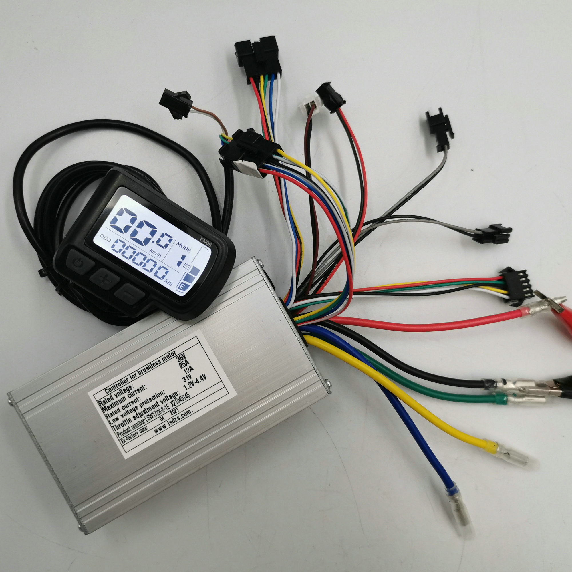 Бесщеточный контроллер SINEWAVE 12Mosfet максимальный ток 25 а номинальный 12 а для двигателя 500 Вт и датчик крутящего момента T9 T13 T15 T17 Запчасти для электровелосипеда