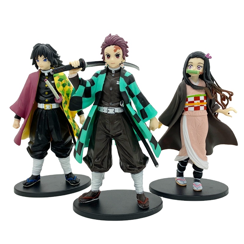 Игрушечная аниме-модель из ПВХ, рассекающий демонов, киметсу, no Yaiba Kamado Tanjirou Kamado Nezuko
