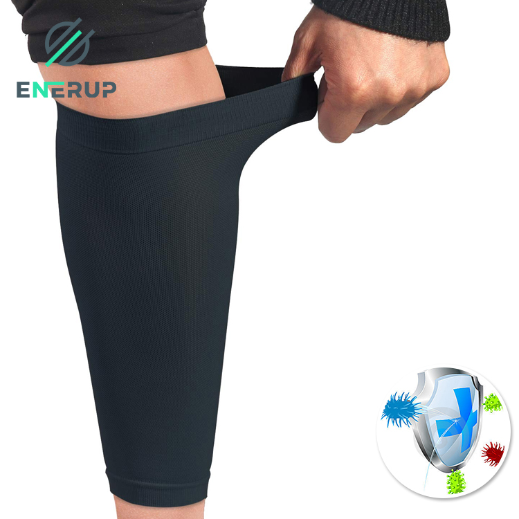 Enerup OEM/ODM Copper Recovery Galf Sleeves Sport Compression Calf Sleeves Brace Support For Shin Guard