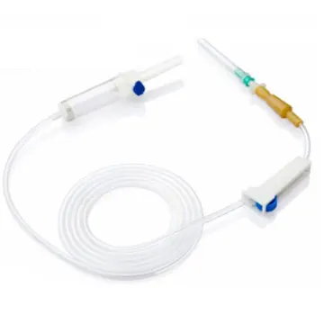 Huafu Precision Deluxe Disposable Iv With Medical Without Needle Infusion Set Luer Slip