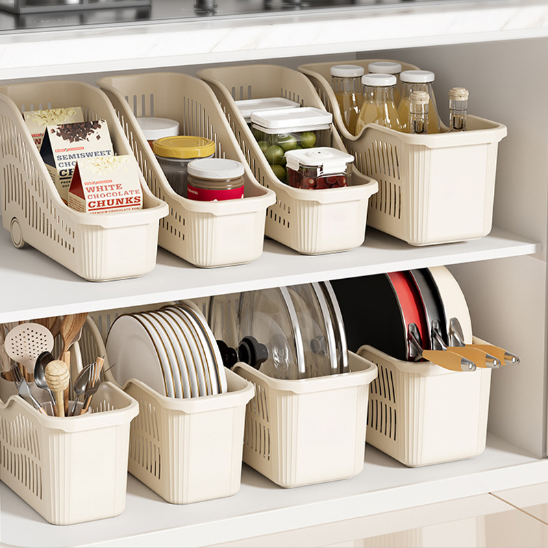 Wannuo Plastic PP Cabinet Organizers Food Container Fashion Desktop & Drawer Organizers with Wheels