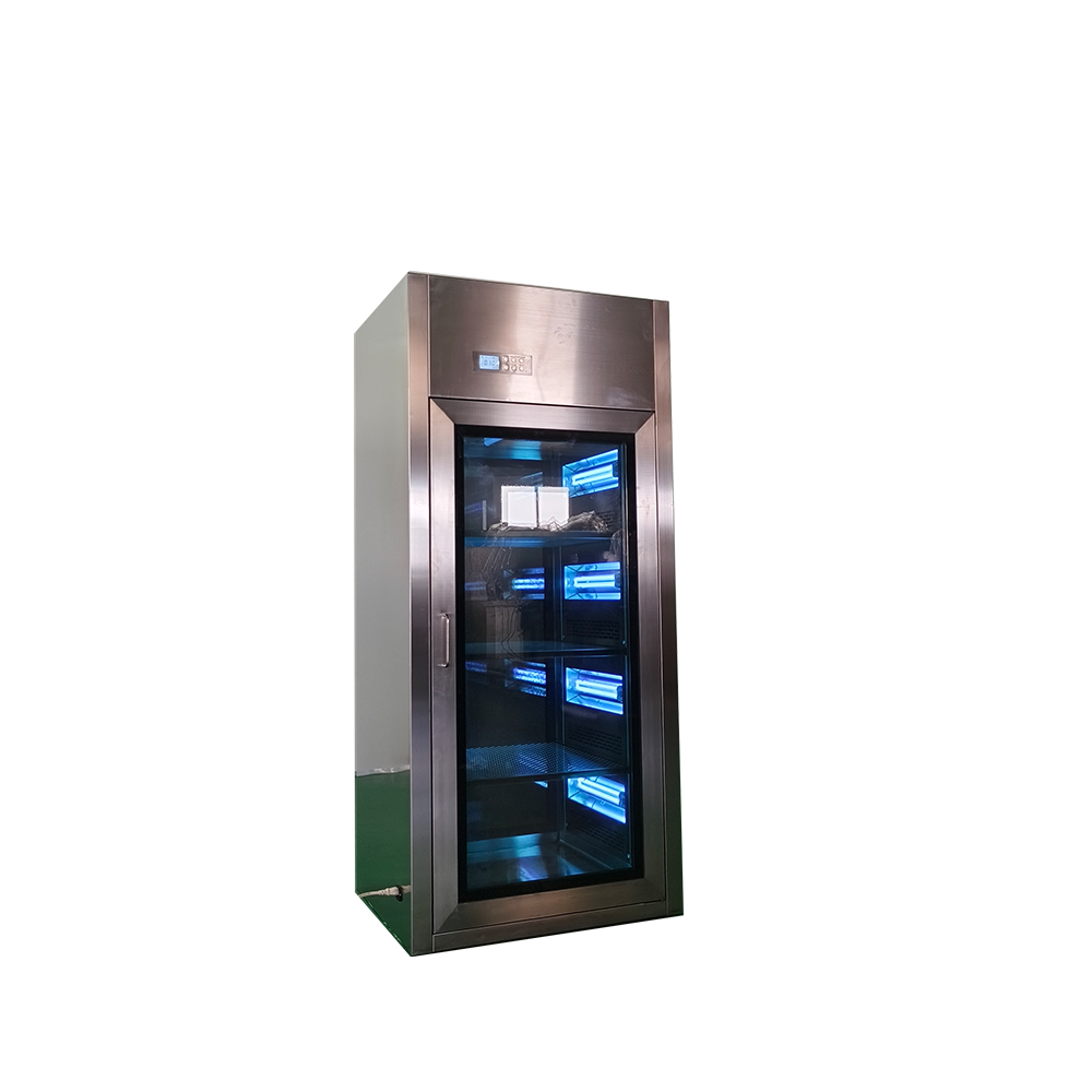 Hanstat Commercial Stainless Steel Infrared Disinfection Vertical Disinfecting Cabinets