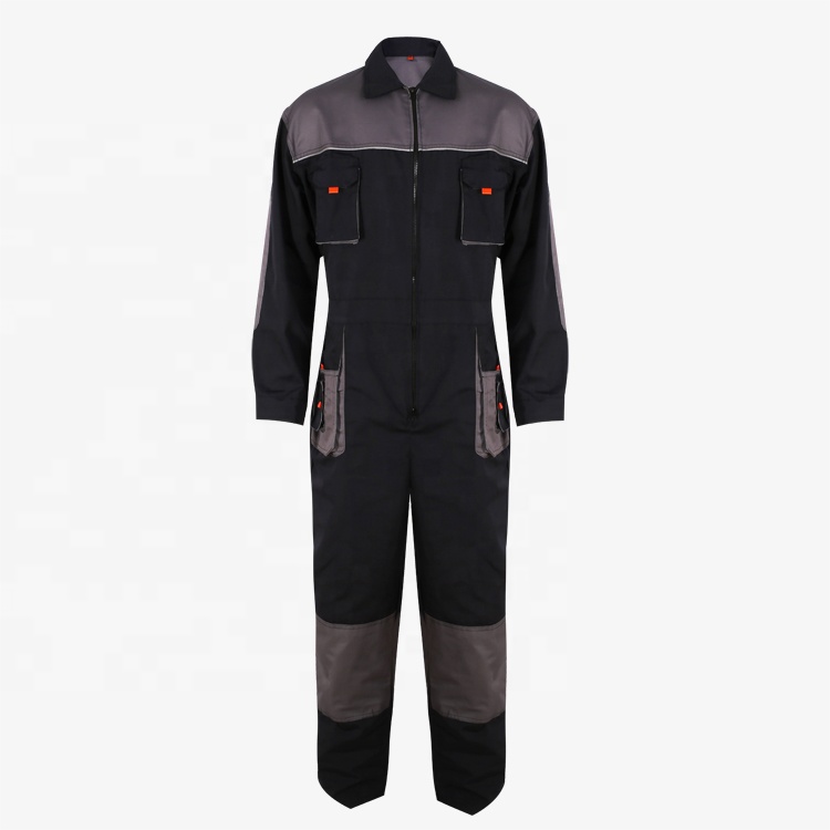 LIGO Protective Mechanic Workers Uniforms Anti-Fouling Zipper Overalls