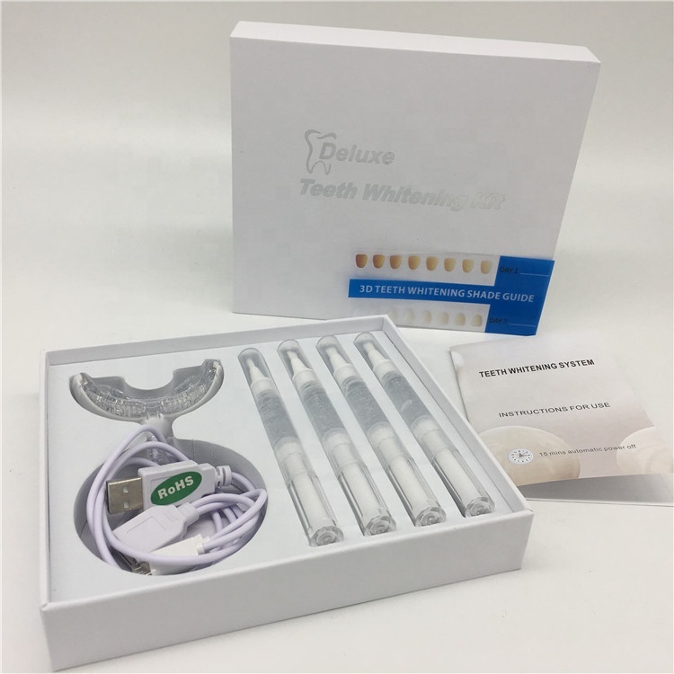Oral hygiene professional teeth cleaning kit, non peroxide white light teeth whitening kit