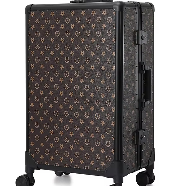 New Style Durable Travel Bags and Suitcases Supplier Custom Luxury Luggage Big Capacity Aluminum Frame Travel Bag for Home Gift