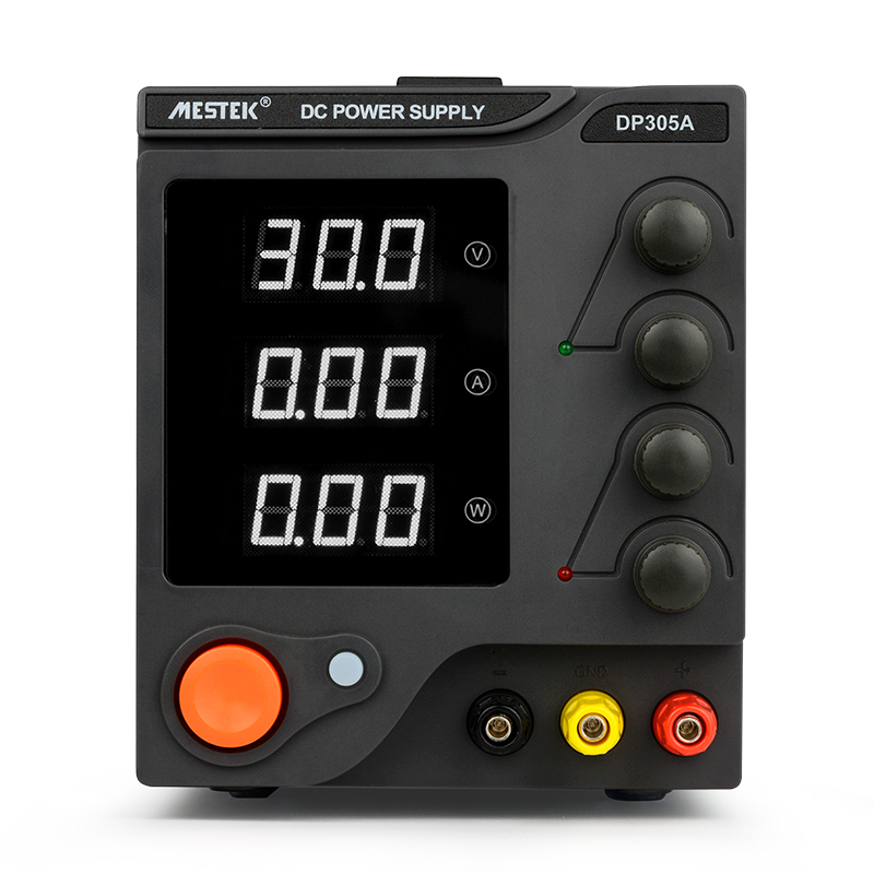 Mestek DP305A Регулируемый источник питания постоянного тока 3-цифровой дисплейный лабораторный блок питания напряжение минирегулятор источник питания