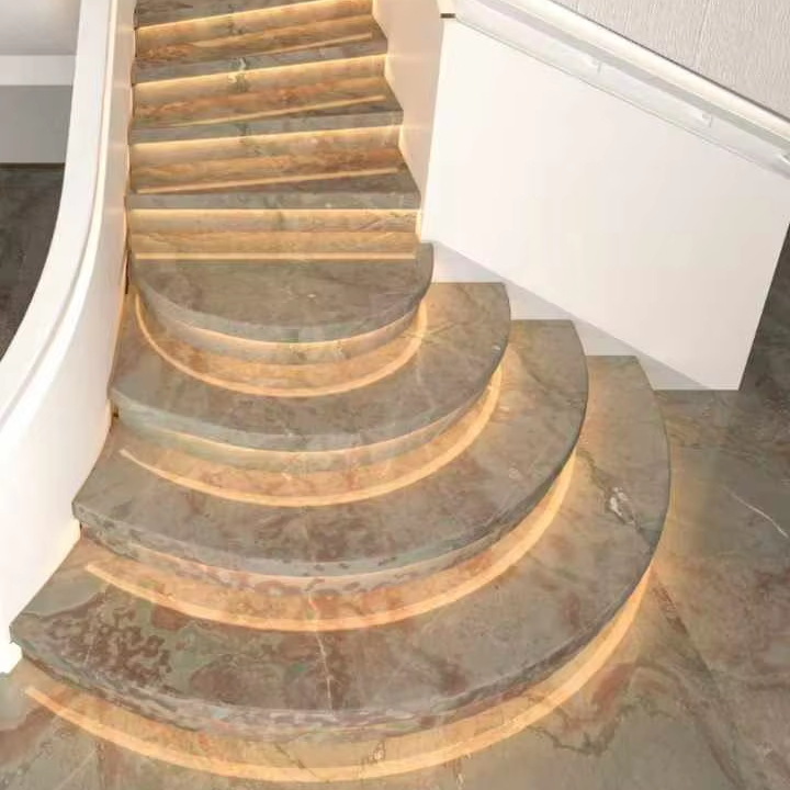 New arrival ceppo monet gray stair square coffee table marble top marble top bathroom cabinet marble tiles floors non slip