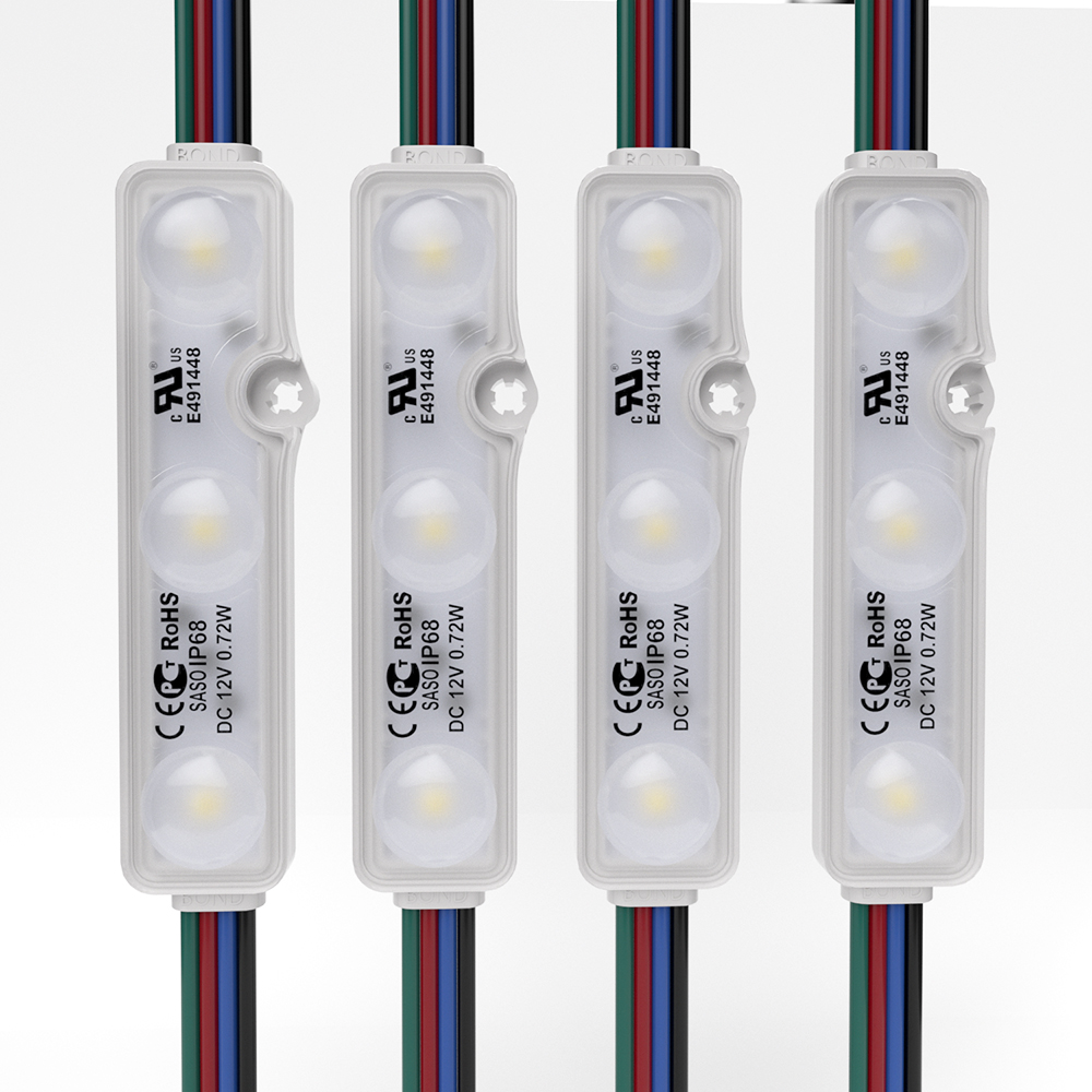 Factory direct sales led module Full color /RGB 0.72W IP67 strong waterproof and high brightness module