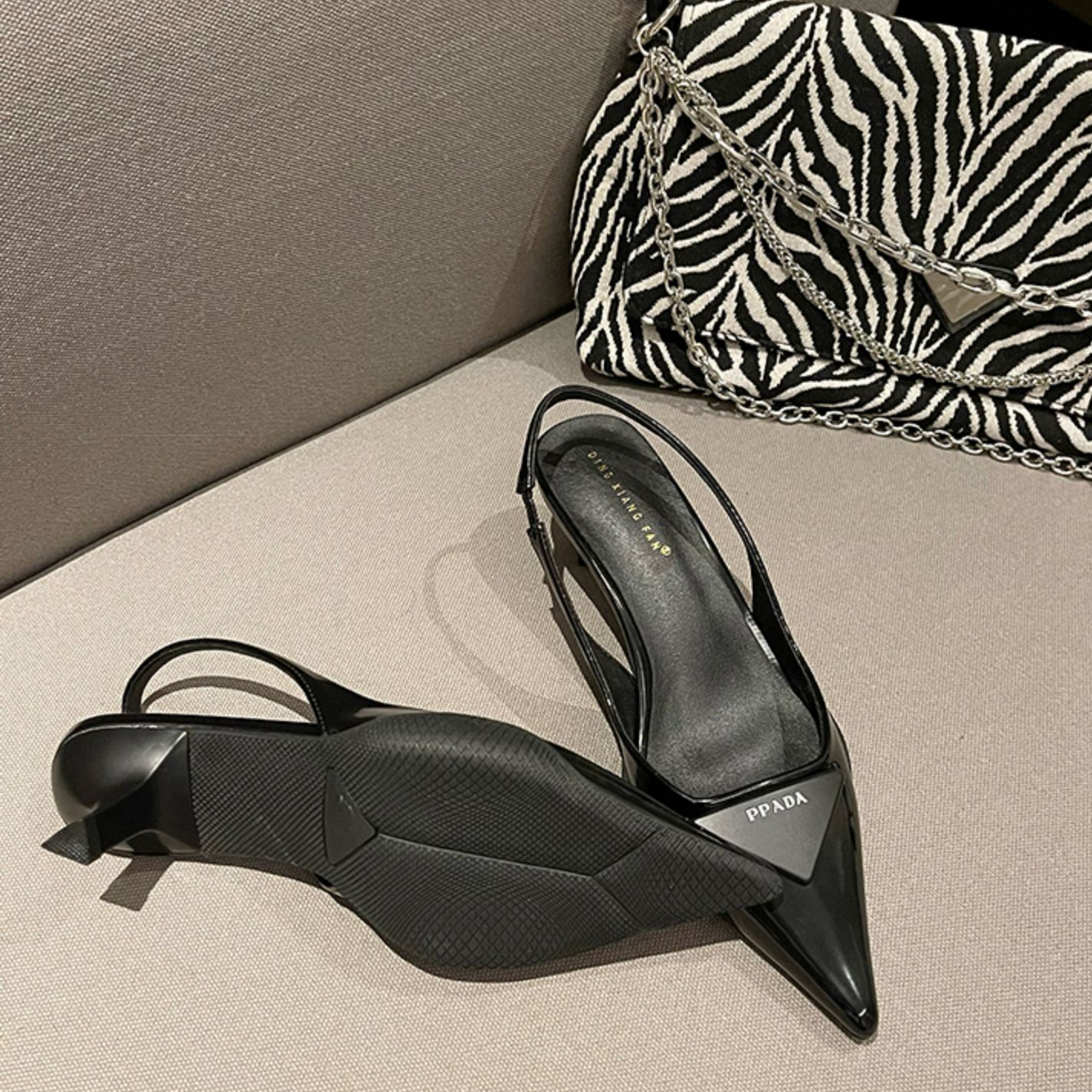 Spring 2025 Fashion Pointed Toe Stiletto Sandals Fashion Women's Shoes