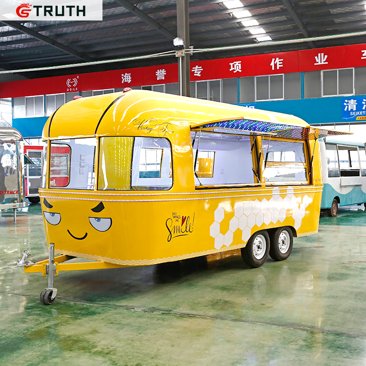 Правда завод сделал полуприцеп 4 колеса Airstream еда трейлер мобильные пищевые тележки с вин пищевые трейлеры полностью оборудованные