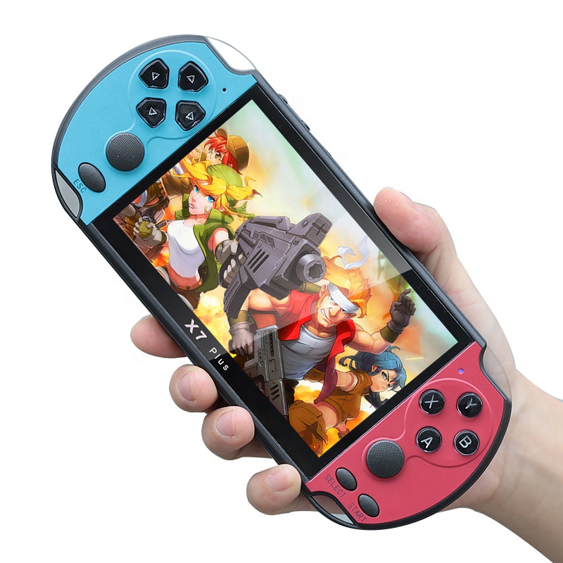 Портативная игровая приставка X7 plus, 8 ГБ, HD экран 5,1 дюйма
