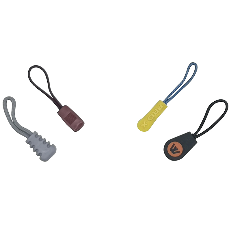 Fast dispatch non Auto Lock Silicone metal puller rotating zipper sliders mould metal bit shape