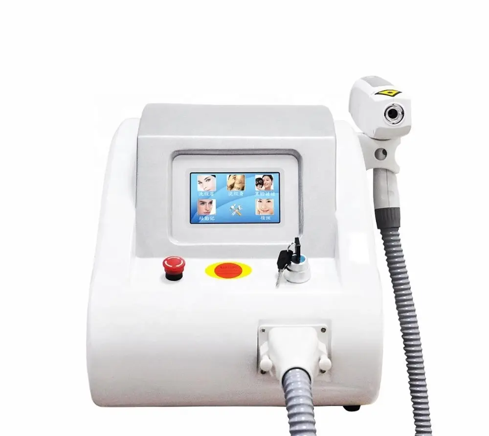 Portable Q-switch ND YAG Laser 1064nm 532nm 1320nm Tattoo Removal Pigmentation Removal Carbon Peeling Machine