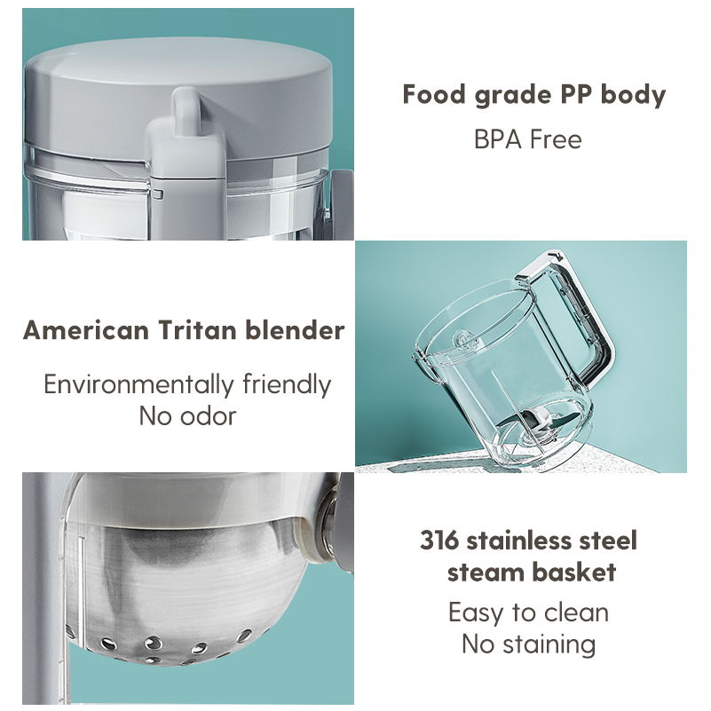 Boboduck Multi-Function Ce Certified Baby Food Processor