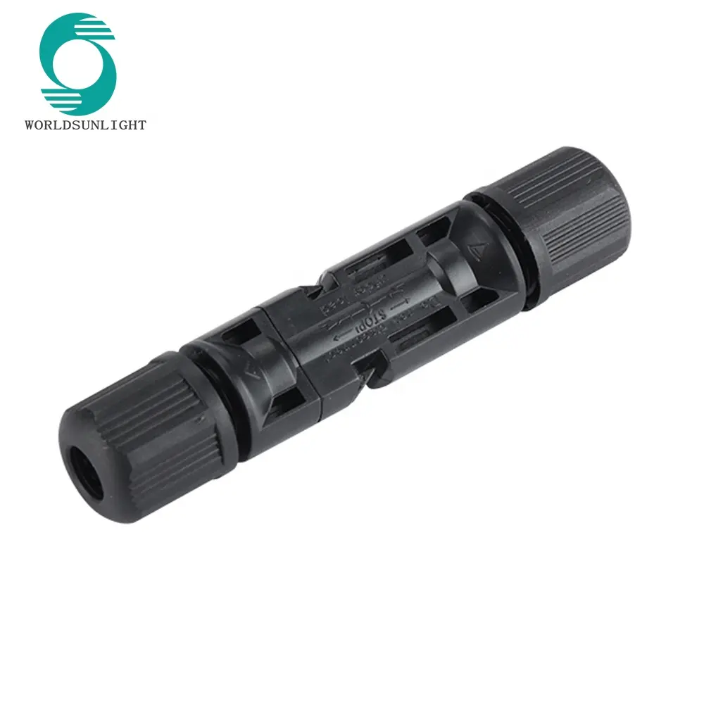 WSPVCC CE IP67 водонепроницаемый 30A DC 1000V 2.5mm2 4mm2 6mm2 Солнечный кабельный разъем для солнечной системы pv