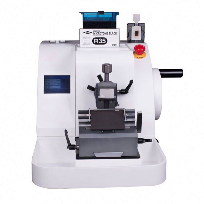 High-Quality Fully Automatic/ manual mode two-in-one design Microtome Machine for Pathological Tissue Sections