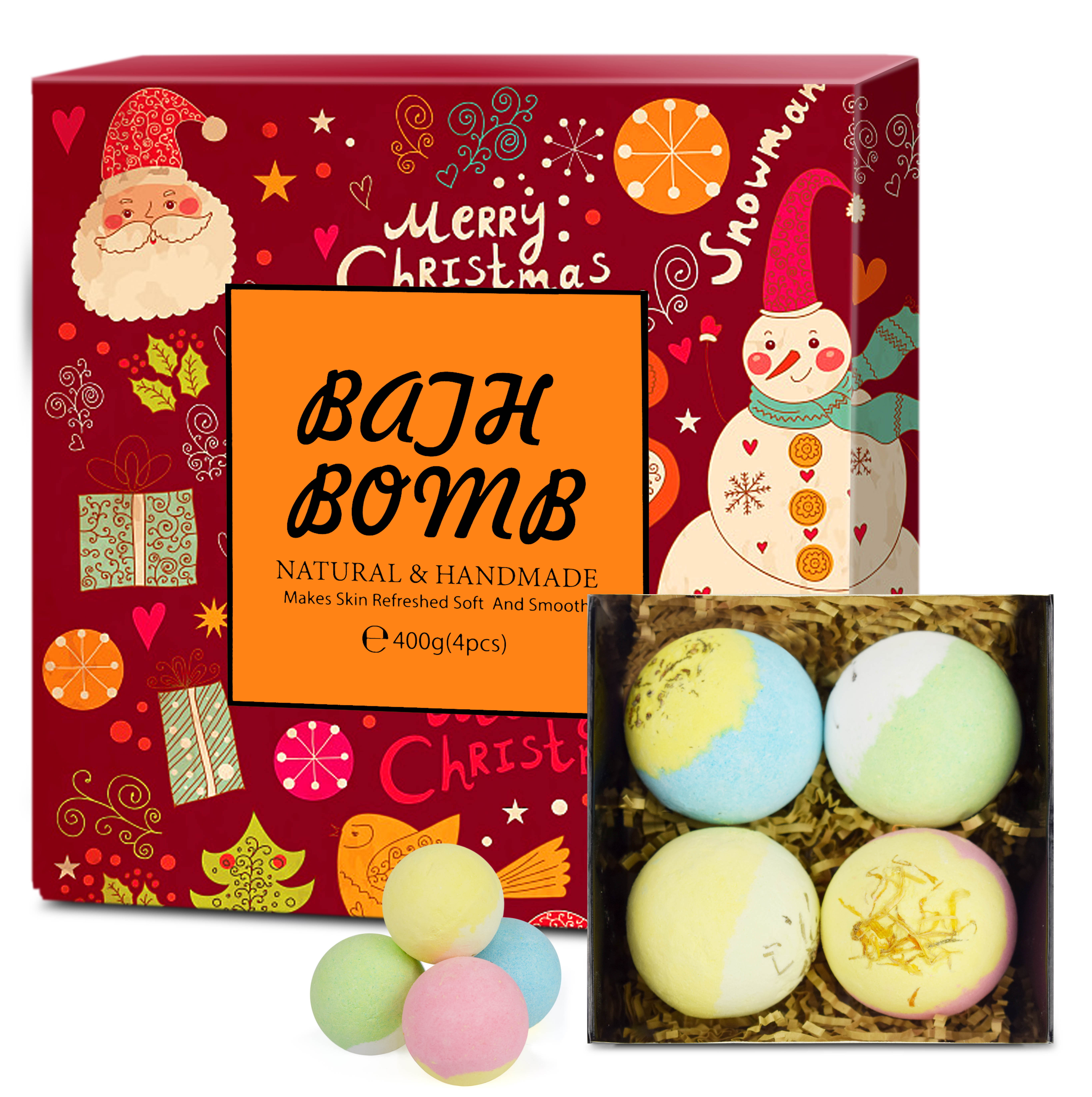 От частной марки, оптовая продажа на заказ натуральные маленькие пончик газированные Рождество Бомбочки для ванны пакет детские мини-платья; Бомбочки для ванны органический для детей