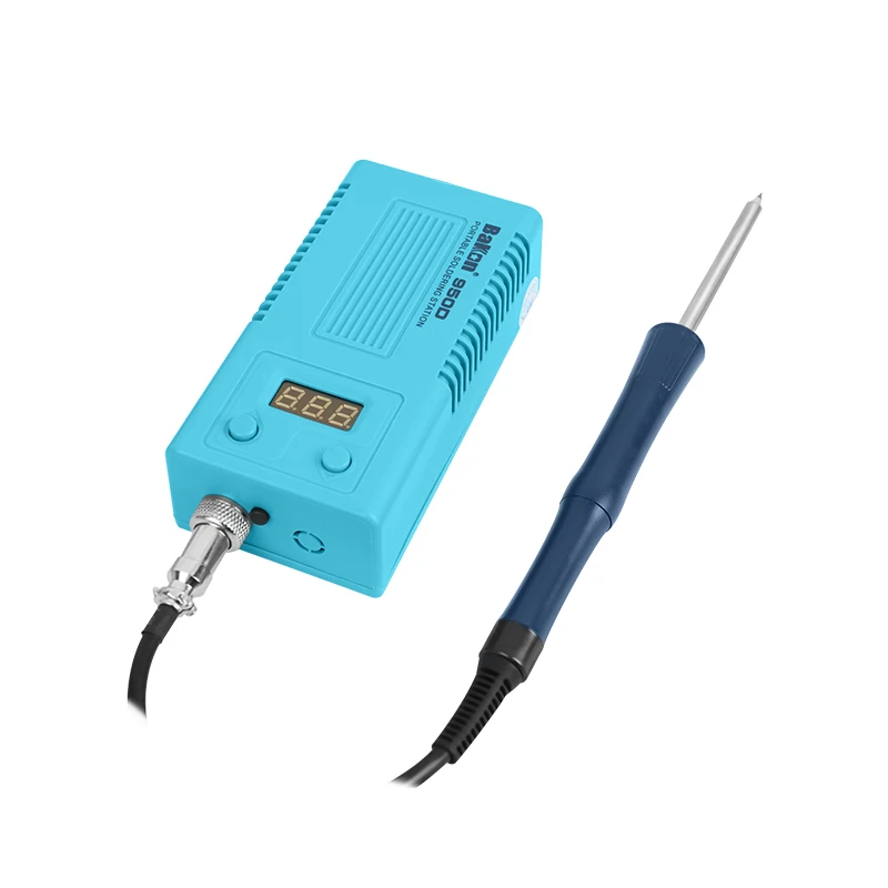 BAKON BK950D Portable Mini Lead Free Digital Display T12/T13 Heating Core 50 Watt Soldering Station for welding
