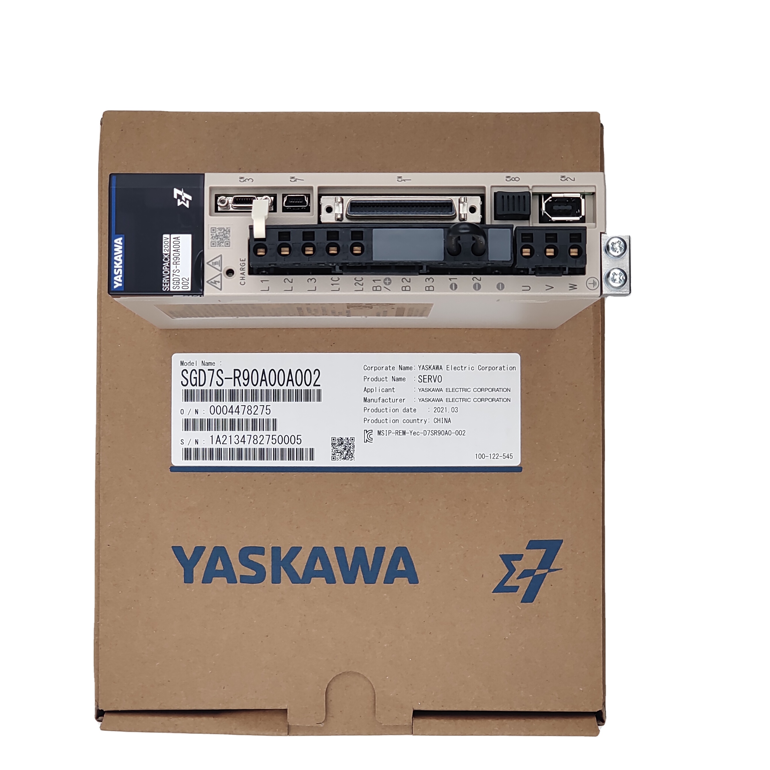 Yaskawa сэрвопакк диск SGD7S-1R6A00B