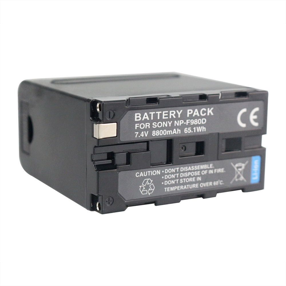 Powertrust 7,4 v 8800mAh аккумулятор видеокамеры NP-F980 NP-F980D NP-F990 с блоком питания постоянного тока для & USB порт
