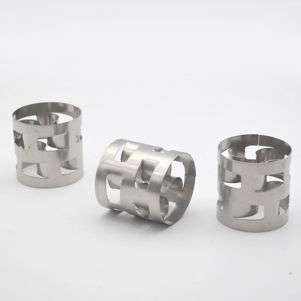 Cheap price 16mm 25mm random packing ss304 316L Metal Pall ring manufacturer