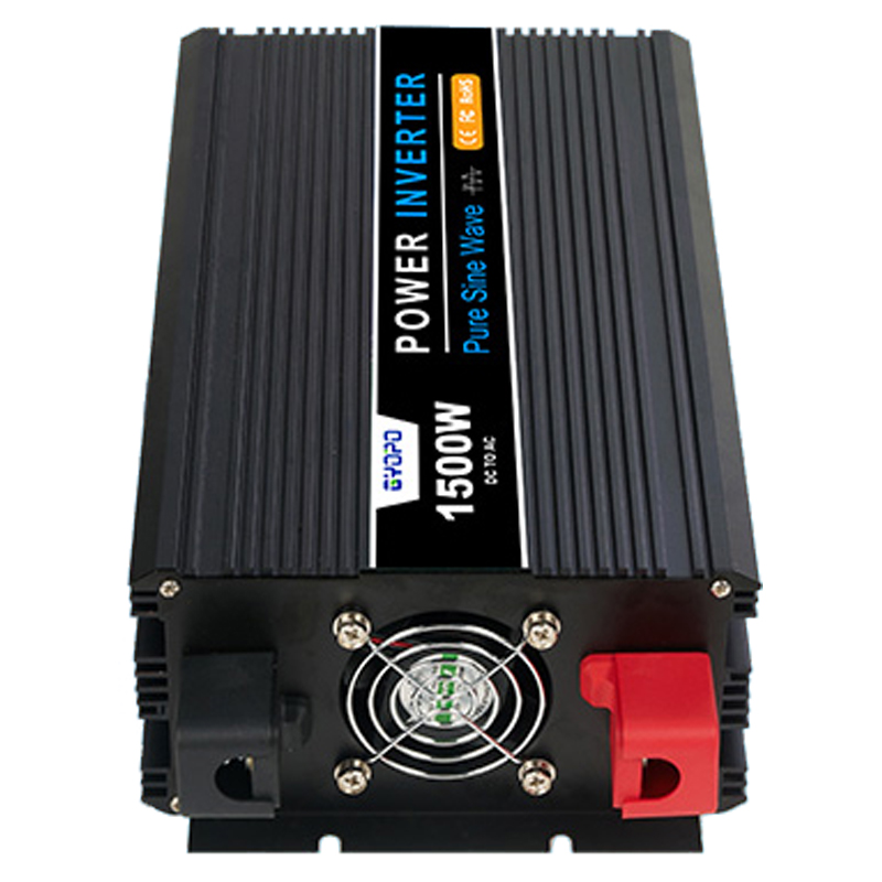 GYOPO Hot Selling Car Power Inverter dc12v to 220cac Pure Sine Wave Car Power Inverter 1500w