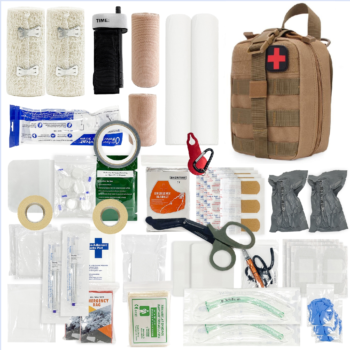 Тактическая аптечка первой помощи Trauma-Survival, дешевая цена для улицы, производитель Китай