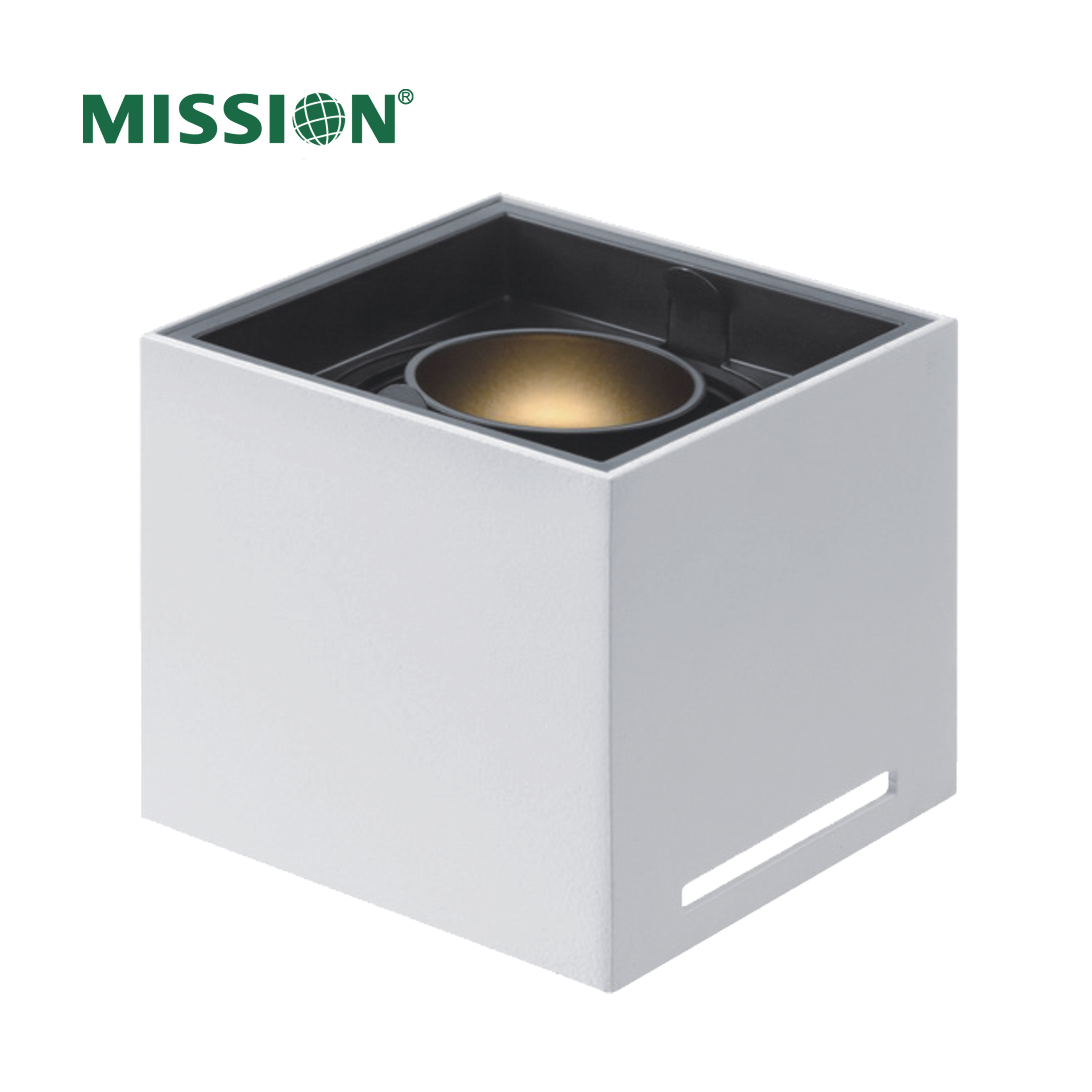 Wholesale 8W 10W White&Black Square Adjustable Outfit Downlight Grille light for restaurant