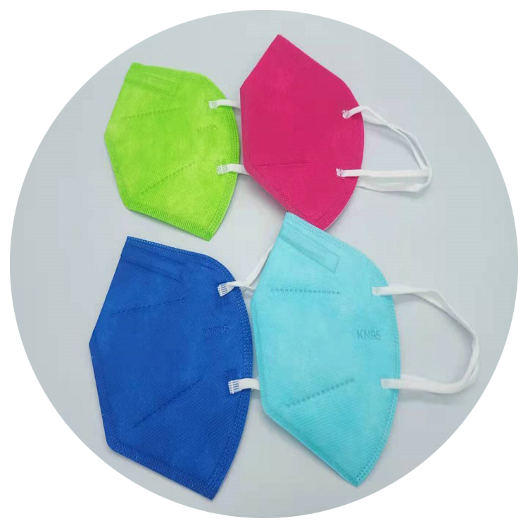 Manufacture Wholesale Several Colors Folded Earloop KN95mask For For General Environment