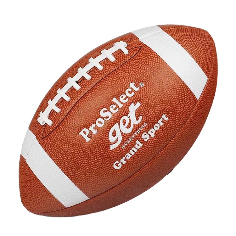 Proselect high quality team sport goods official size custom hot inflatable american football